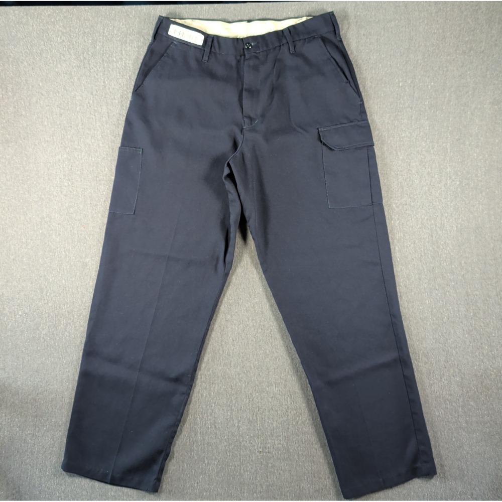 Armorex FR Work Pants CAT 2 Flame Resistant Navy Mens 34x32 UniFirst Fire Rated